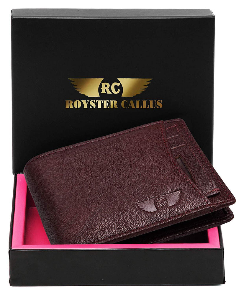 Royster Callus Maroon Men's Wallet - WILDHORN