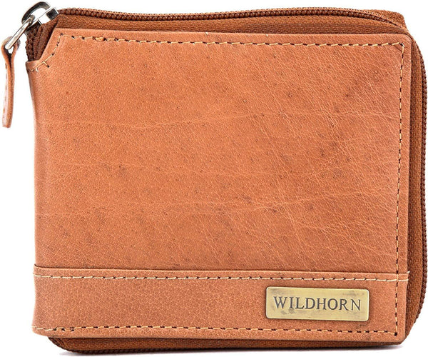 WildHorn® RFID Protected Genuine Leather Wallet for Men - WILDHORN