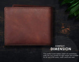 WildHorn® RFID Protected Genuine High Quality Leather Wallet Keychain & Pen Combo for Men