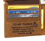 WILDHORN® Engraved Personalized Wallet for Men - Gift for Father, Husband ,Friend, Boyfriend, Brother & Son