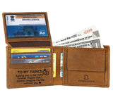 WILDHORN® Engraved Personalized Wallet for Men - Gift for Father, Husband ,Friend, Boyfriend, Brother & Son