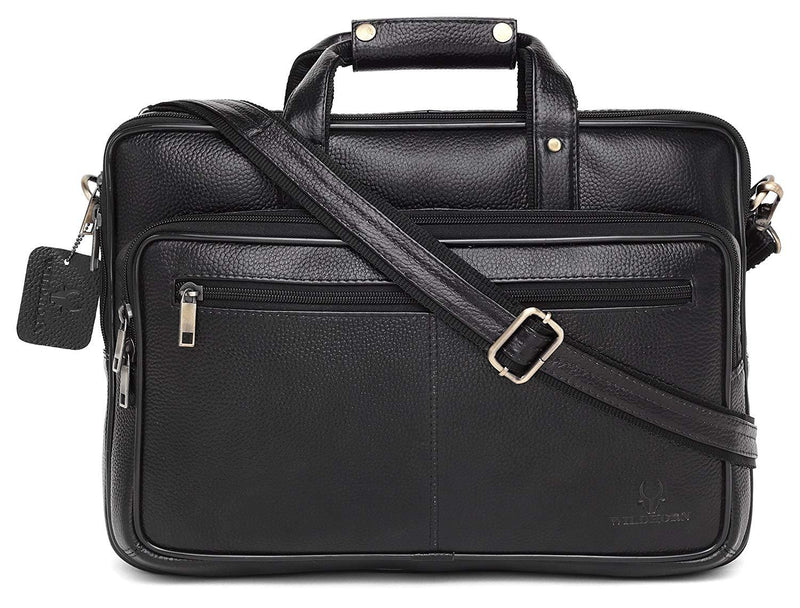 Leather Briefcase, Black Leather Messenger Bag, Men's Briefcase Wholesaler,  Laptop Bag, Manufacturer – Kusum Handicrafts