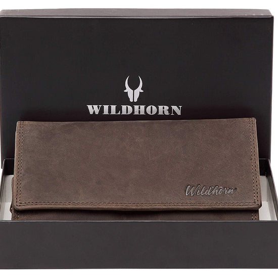 WildHorn Olivia RFID PROTECTED Genuine Leather Wallet for Women stylish|Purse for Women/Girls - WILDHORN
