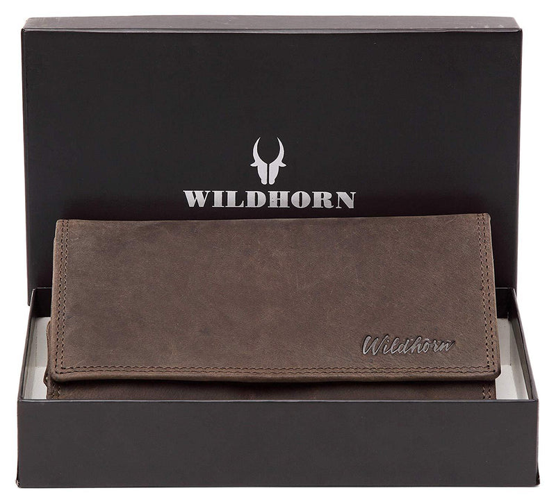 WildHorn Olivia RFID PROTECTED Genuine Leather Wallet for Women stylish|Purse for Women/Girls - WILDHORN