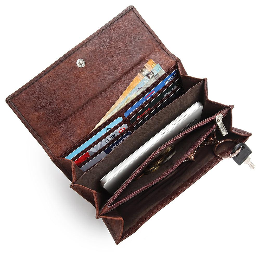 WILDHORN® Genuine Leather Wallet for Women | Purse for Women/Girls - WILDHORN