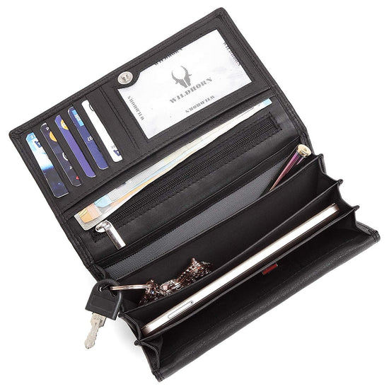 WildHorn®Women's Leather Wallet and Pen Combo Set - WILDHORN