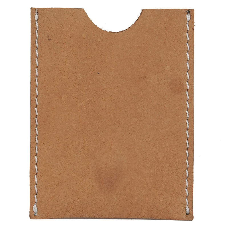 WildHorn Hand Crafted Tan Genuine Leather Credit Card Holder - WILDHORN