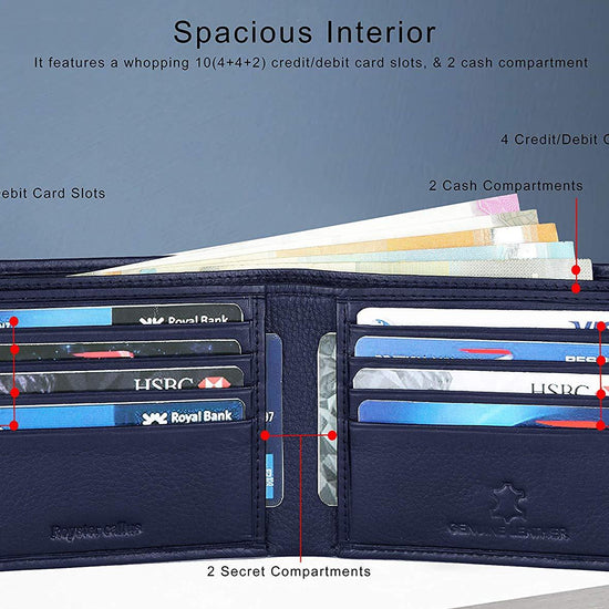 Royster Callus Blue Men's Wallet - WILDHORN