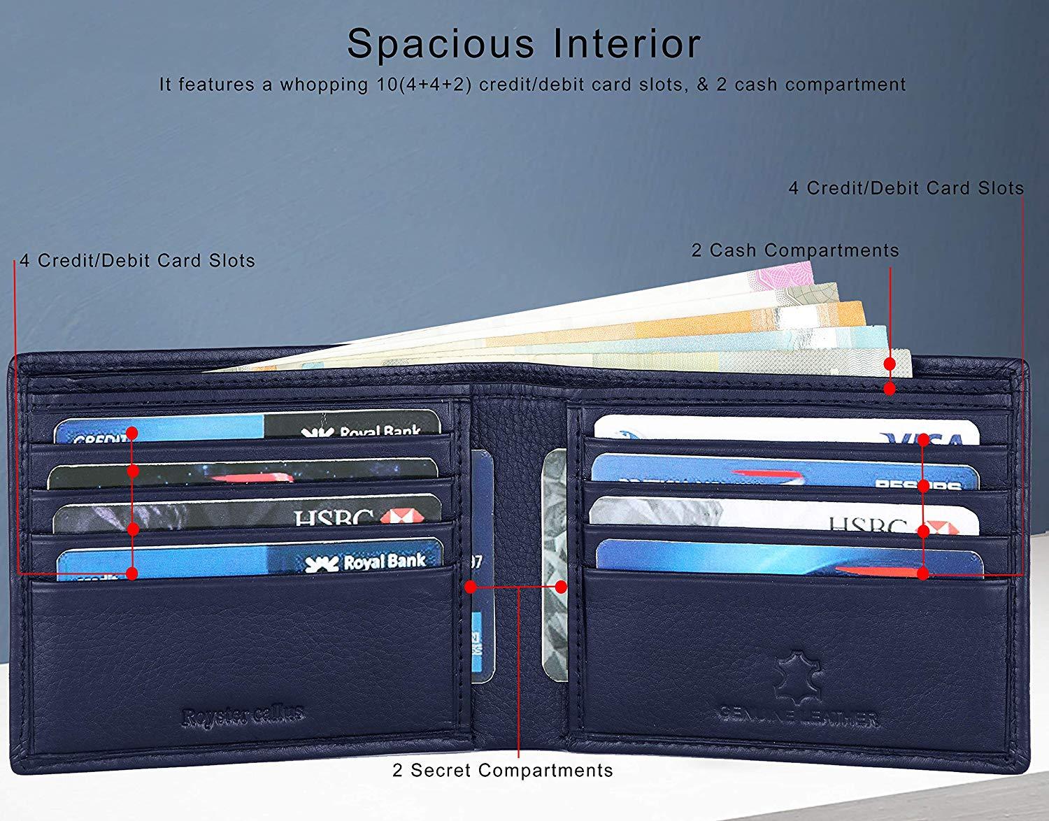 Royster Callus Blue Men's Wallet - WILDHORN