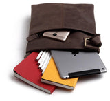WildHorn Leather 8.5 inches Brown Messenger Bag (MB261) - WILDHORN