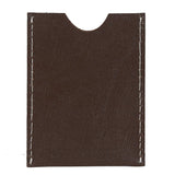 WildHorn Brown Hand Crafted Genuine Leather Credit Card Holder - WILDHORN