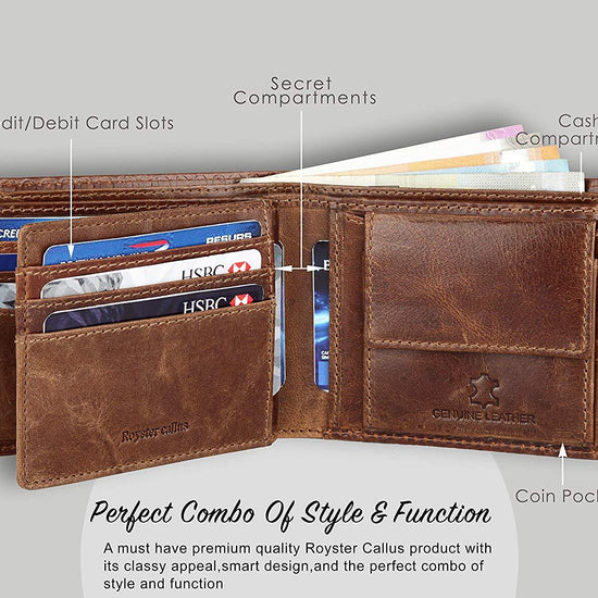 Royster Callus Tan Men's Wallet - WILDHORN