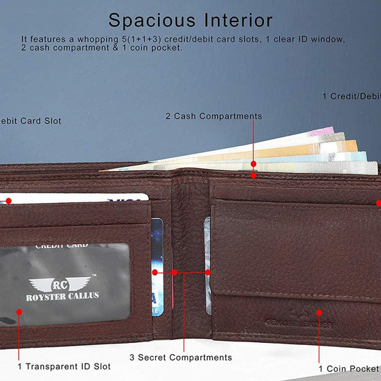 Royster Callus Maroon Men's Wallet - WILDHORN