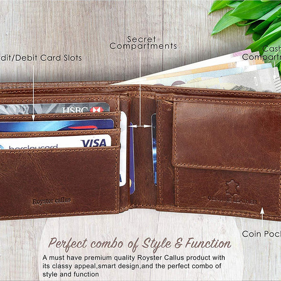 Royster Callus Tan Men's Wallet - WILDHORN