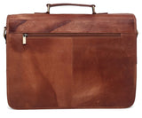 WildHorn Tan Vintage 100% Genuine Leather Laptop Messenger - WILDHORN