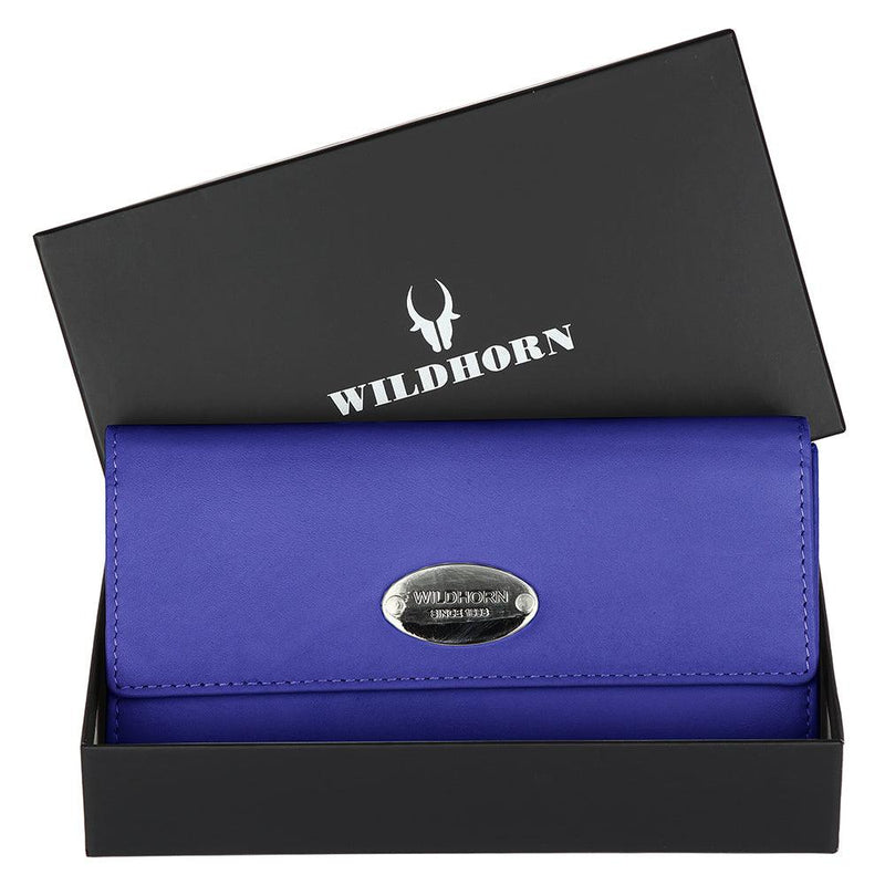 WILDHORN® Genuine Leather Wallet for Women |Purse for Women/Girls