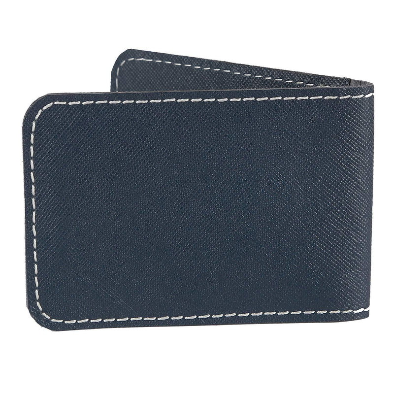 WildHorn Blue Hand Crafted Genuine Leather Credit Card Holder - WILDHORN
