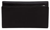 WildHorn® Black Genuine Leather Wallets for Women - WILDHORN