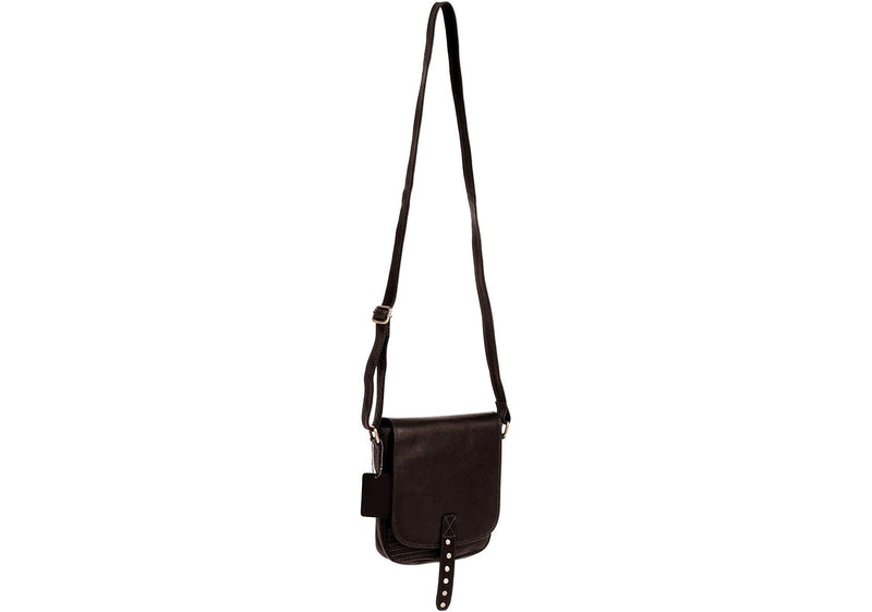 WILDHORN® Leather Crossbody Bag for Women- Small Vintage Crossover Fashion Purse Long Over the Shoulder Sling For Everyday