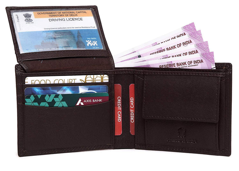 WildHorn® RFID Protected Genuine Leather Wallet for Men - WILDHORN