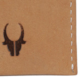WildHorn Hand Crafted Tan Genuine Leather Credit Card Holder - WILDHORN