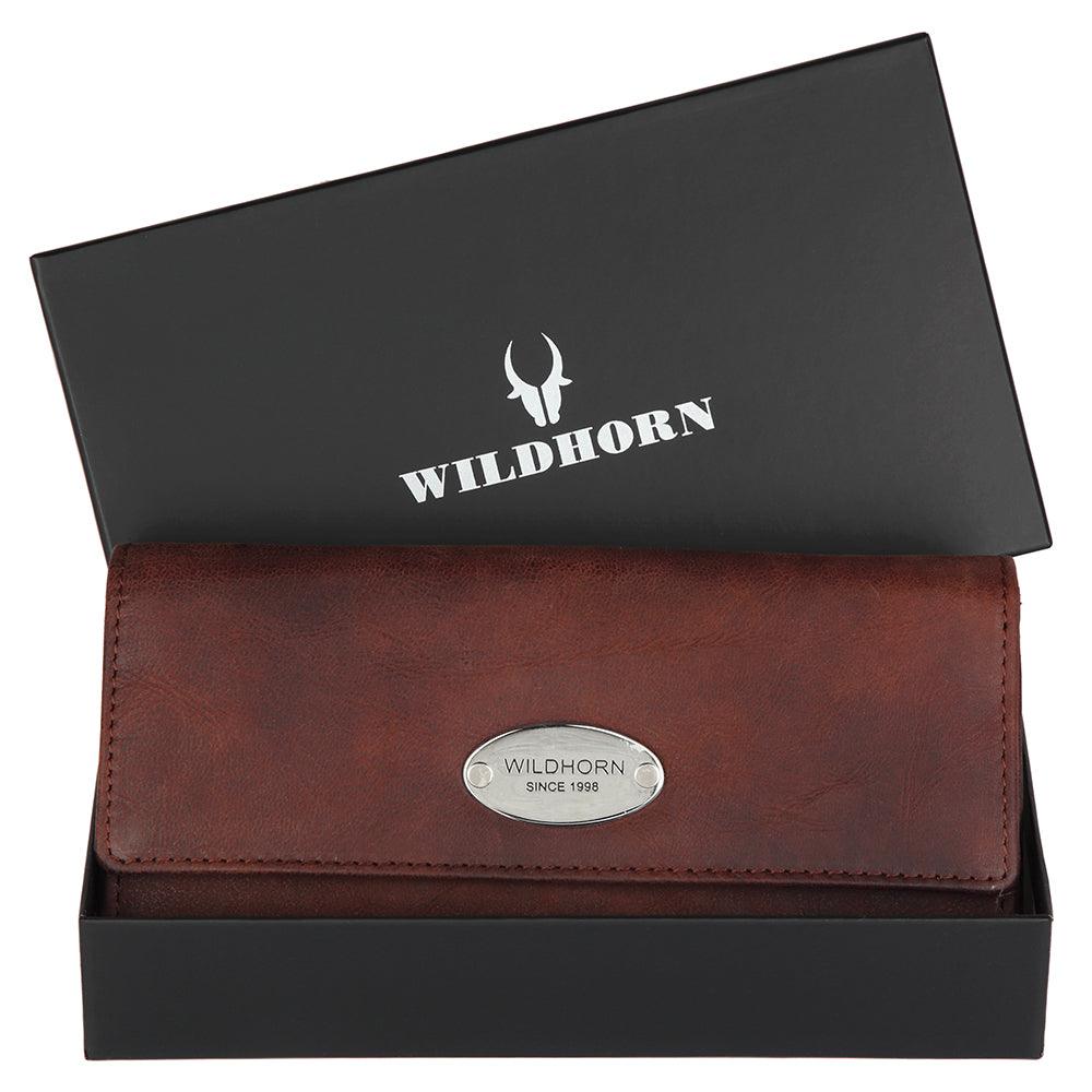 WILDHORN® Genuine Leather Wallet for Women | Purse for Women/Girls - WILDHORN