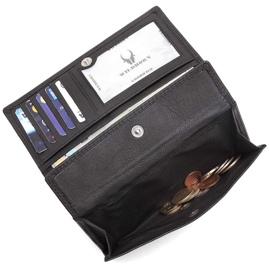 WildHorn®Women's Leather Wallet and Pen Combo Set - WILDHORN