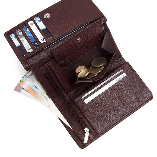 WildHorn®Women's Leather Wallet and Pen Combo Set - WILDHORN