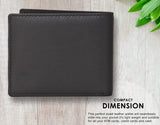 WildHorn® RFID Protected Genuine High Quality Leather Wallet Keychain & Pen Combo for Men