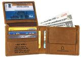 WILDHORN® Engraved Personalized Wallet for Men - Gift for Father, Husband ,Friend, Boyfriend, Brother & Son
