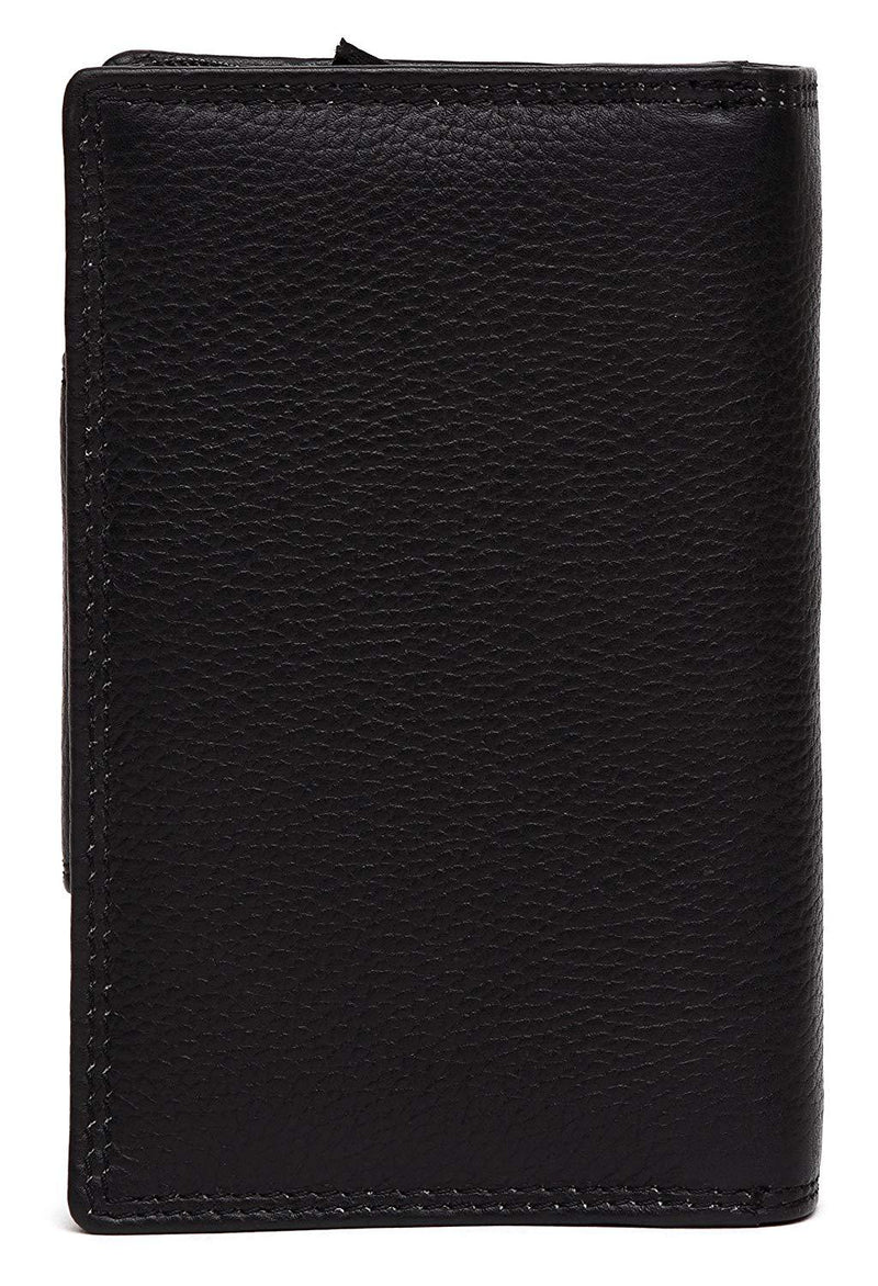 WildHorn® Black Genuine Leather Wallets for Women - WILDHORN