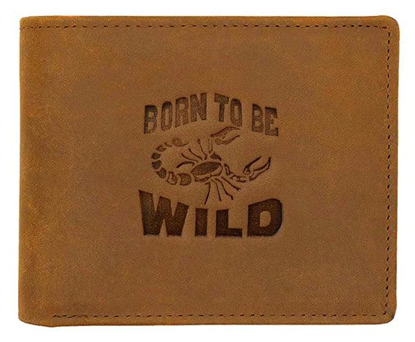 WILDHORN® Scorpion Hunter Leather Wallet for Men
