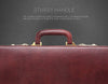 WildHorn® 100% Genuine Leather Premium Briefcase Attache Bag|Office|Meeting (Dimension : 17 x 12.5 x 4 Inch) - WILDHORN