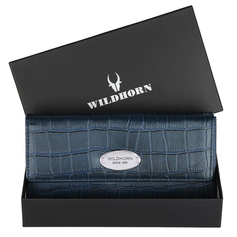 WILDHORN® Genuine Leather Wallet for Women | Purse for Women/Girls