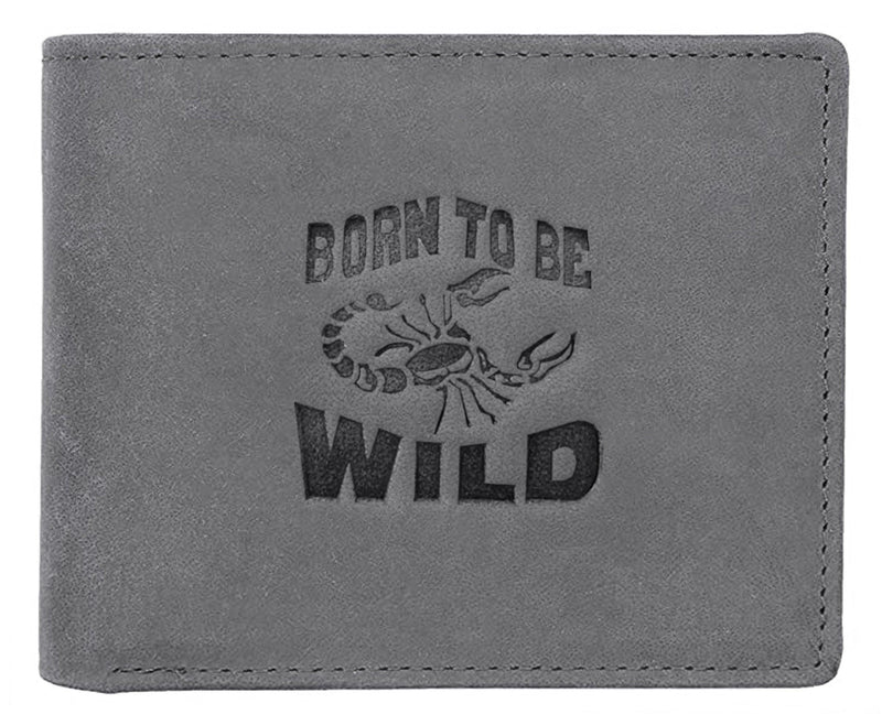 WILDHORN® Scorpion Hunter Leather Wallet for Men