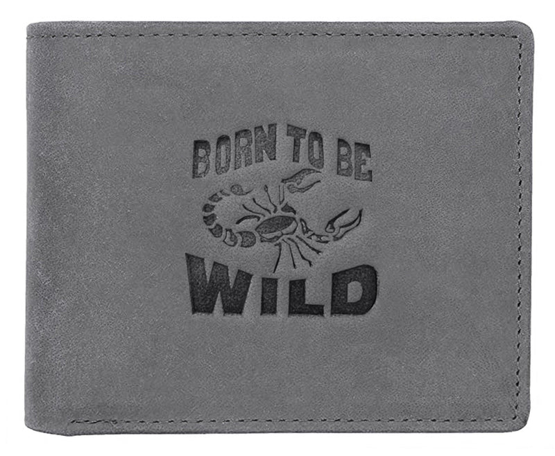 WILDHORN® Scorpion Hunter Leather Wallet for Men - WILDHORN