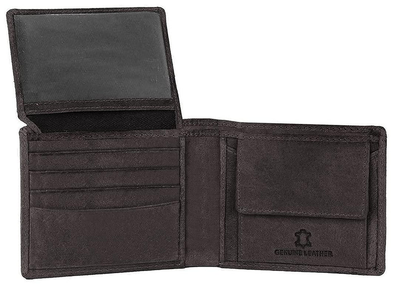 WILDHORN® Antlers Hunter Leather Wallet for Men (TAN)