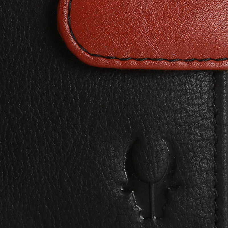 WildHorn Black Genuine Leather Credit Card Holder - WILDHORN