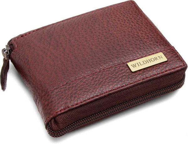 WildHorn® RFID Protected Genuine High Quality Leather Wallet for Men - WILDHORN