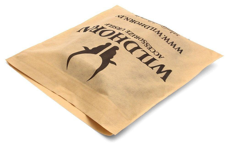 WildHorn Leather 25.4 cms Brown Messenger Bag (MB098 Brown Cackle) - WILDHORN