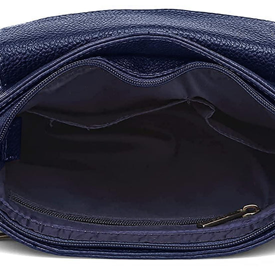 WILDHORN Leather Sling Messenger Bag for Men. DIMENTION : L-8 inch W-3 inch H-9 inch - WILDHORN