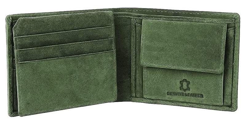 WILDHORN® Antlers Hunter Leather Wallet for Men (TAN)