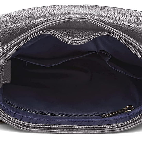 WILDHORN Leather Sling Messenger Bag for Men. DIMENTION : L-8 inch W-3 inch H-9 inch - WILDHORN