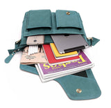 WILDHORN Leather Messenger Bag for Men I Handcrafted I Adjustable Strap I DIMENSION:L- 11 inch H-9.5 inch W- 3 inch