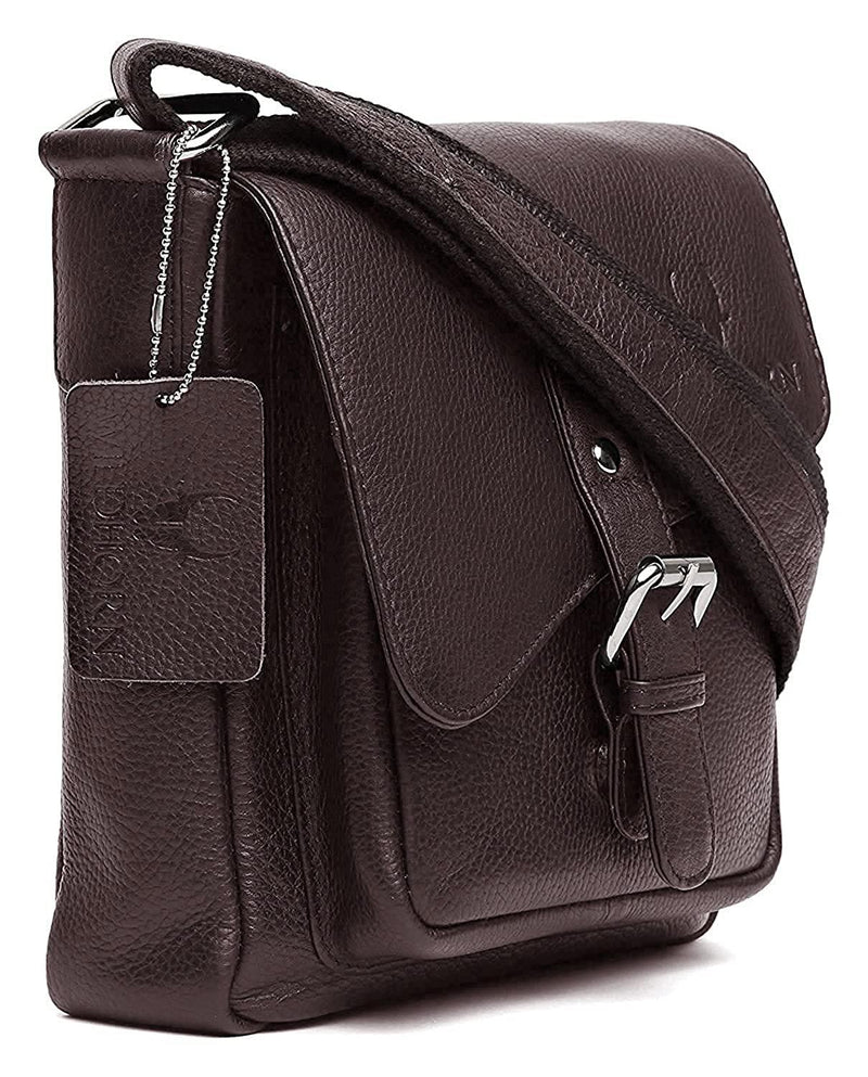 Leather sling bags deals for mens online india