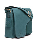 WILDHORN Leather Messenger Bag for Men I Handcrafted I Adjustable Strap I DIMENSION:L- 11 inch H-9.5 inch W- 3 inch