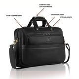 WILDHORN Leather 16 inch Laptop Messenger Bag for Men I Office Bags I Travel Bags I Carry Handles with Adjustable Strap I DIMENSION: L- 16 inch H-12 inch W- 4 inch - WILDHORN