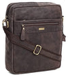 WILDHORN Leather Men's sling Bag I Messenger Bag I Zipper Crossbody Shoulder Satchel Bags for Work Business & Travel Dimension: L- 11 inch H- 12.5 inch W- 2.5 inch - WILDHORN