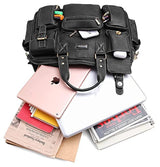 WILDHORN Leather Briefcase for Men I Computer Bag Laptop Bag I Business Travel Messenger Bag For Men l Large 16.5 Inch For Daily Use