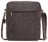 WILDHORN Leather Men's sling Bag I Messenger Bag I Zipper Crossbody Shoulder Satchel Bags for Work Business & Travel Dimension: L- 11 inch H- 12.5 inch W- 2.5 inch - WILDHORN